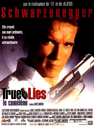 Affiche de True Lies, avec Arnold Shwarzenegger