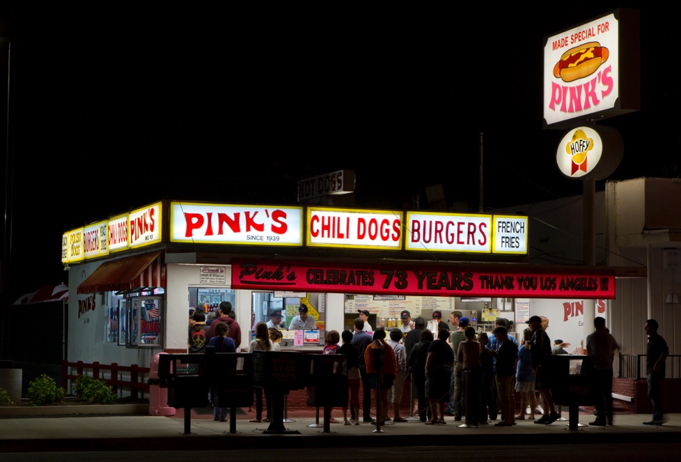 Pink's Hot Dogs, Los Angeles
